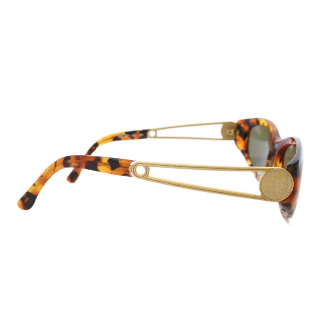 Fendi Sunglasses Tortoiseshell Pattern Brown Green TK Eyewear — view 2