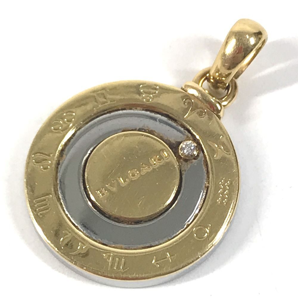 Bvlgari Pendant Horoscope Logo 18K Gold