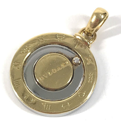 Bvlgari Pendant Horoscope Logo 18K Gold