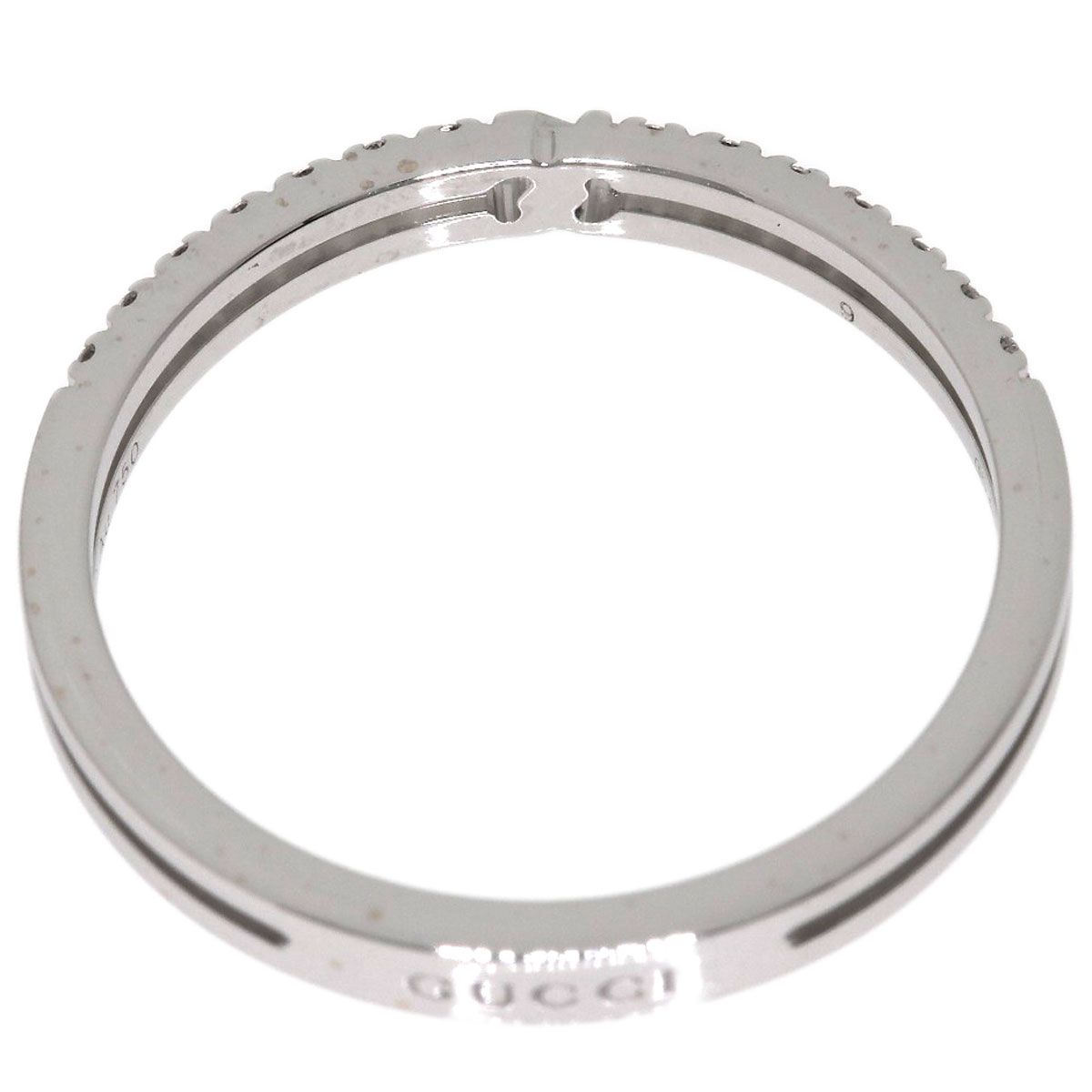Gucci Infinity Diamond Ring 18K White Gold — view 4