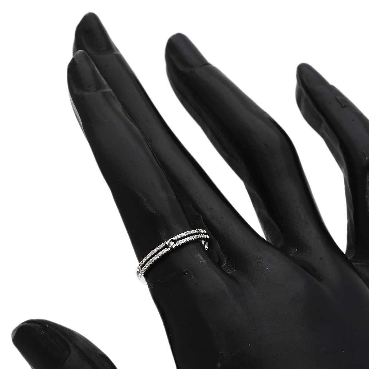Gucci Infinity Diamond Ring 18K White Gold — view 7