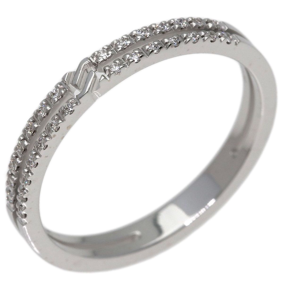 Gucci Infinity Diamond Ring 18K White Gold — view 2