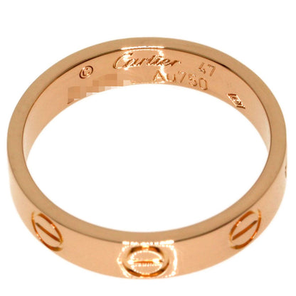 Cartier Mini Love Ring 47 18K Pink Gold — view 4