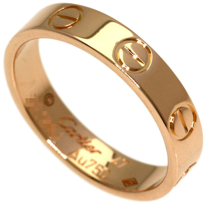 Cartier Mini Love Ring 47 18K Pink Gold