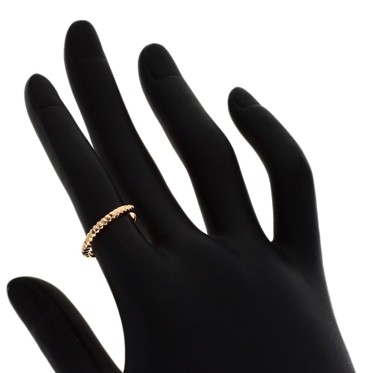 Celine Inner Sapphire Ring 18K Pink Gold — view 5