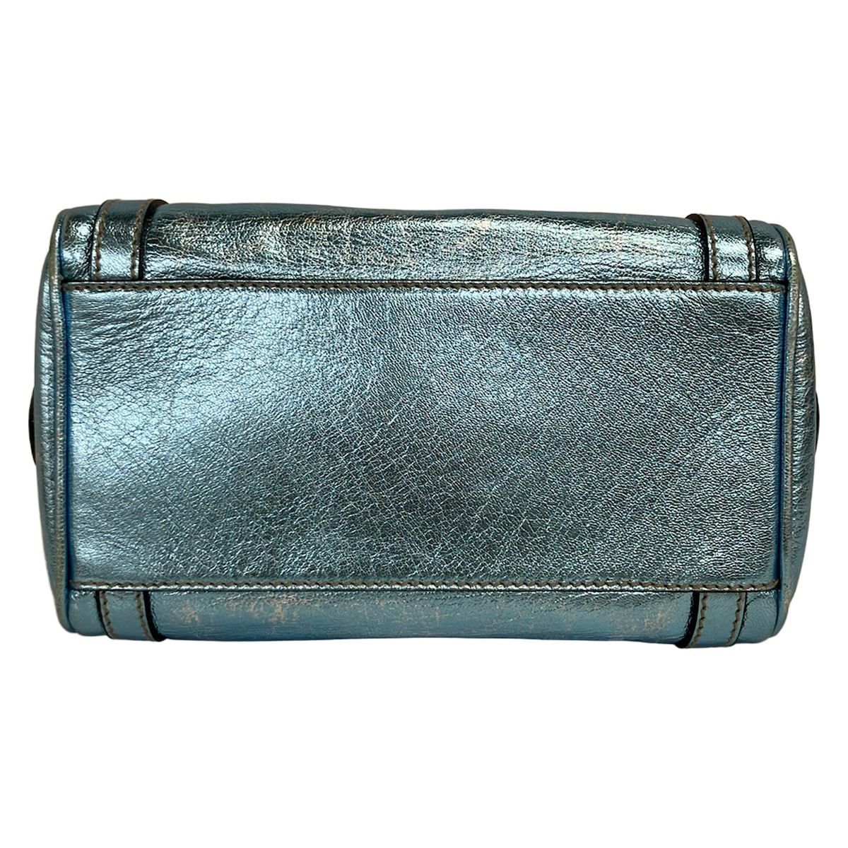 Dolce & Gabbana Handbag Blue Mini Boston Leather — view 5