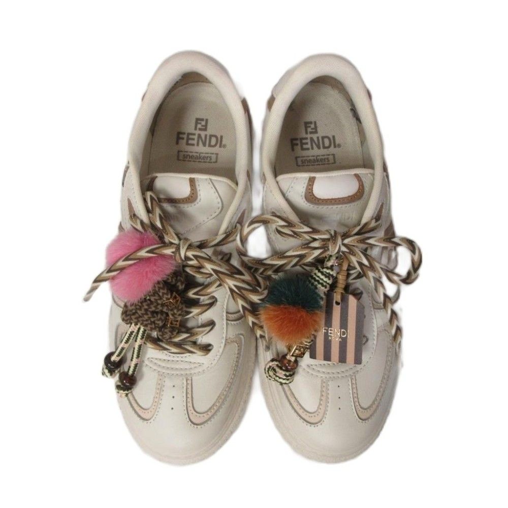 Fendi Match Platform Sneakers Charm White Us9 — view 6