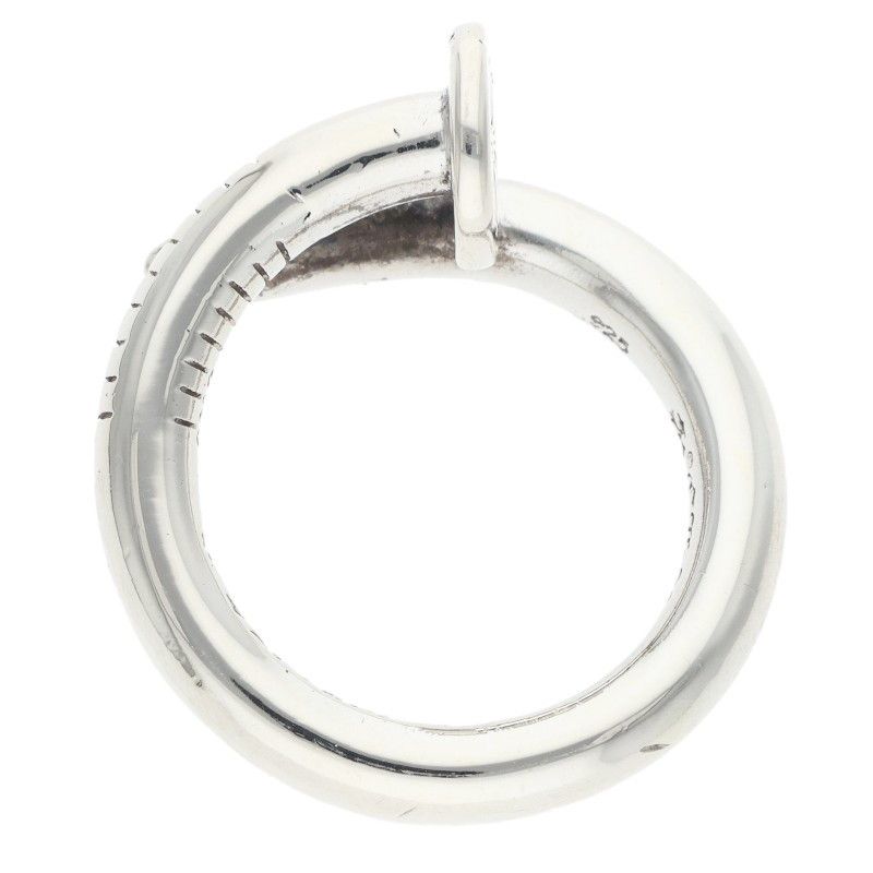 Chrome Hearts Nail Flat Silver Ring — view 5