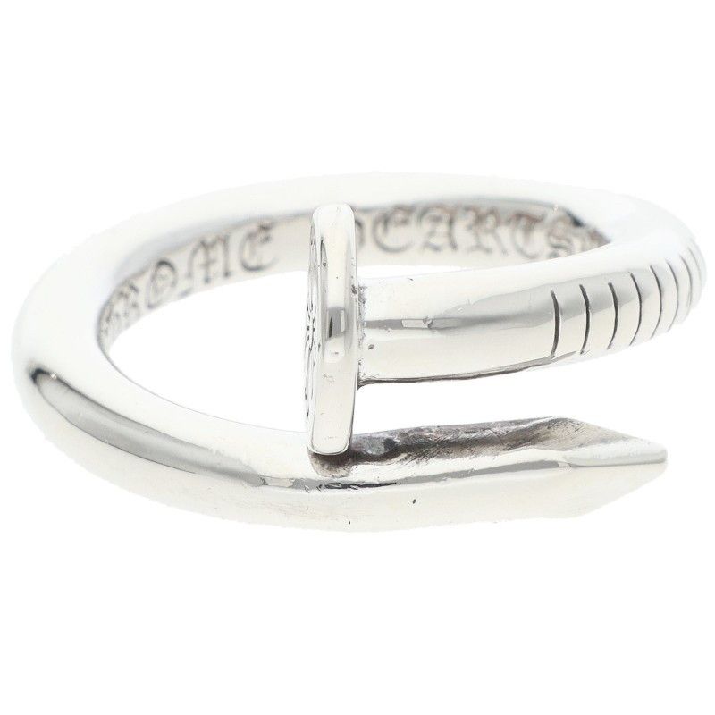 Chrome Hearts Nail Flat Silver Ring