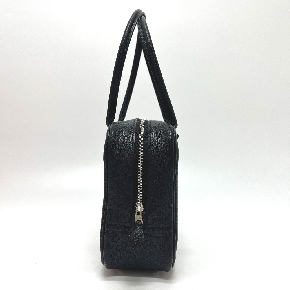 Hermes Handbag Plume Mini Chevre Mysore Noir Black — view 4