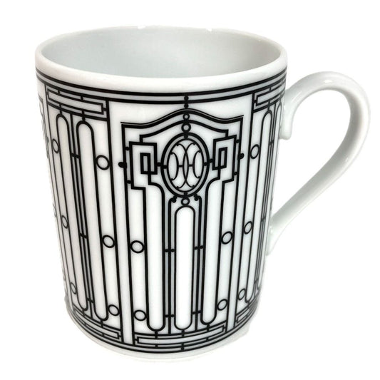 Hermes Mug Deco Ceramic White