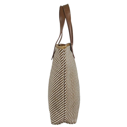 Hermes Handbag Amedabadiago PM Leather Canvas Brown — view 2