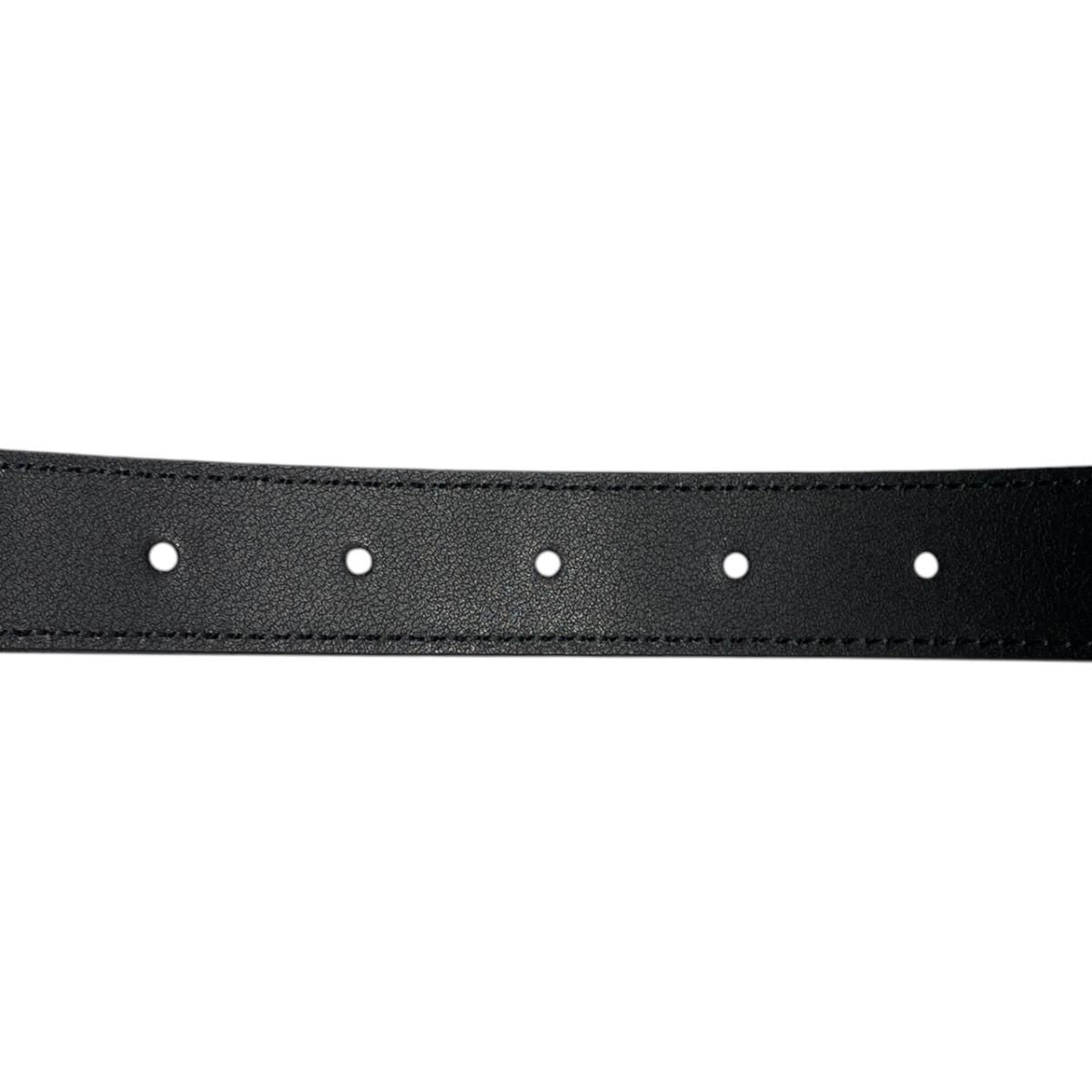 Gucci Belt GG Marmont Torchon Leather Black — view 7