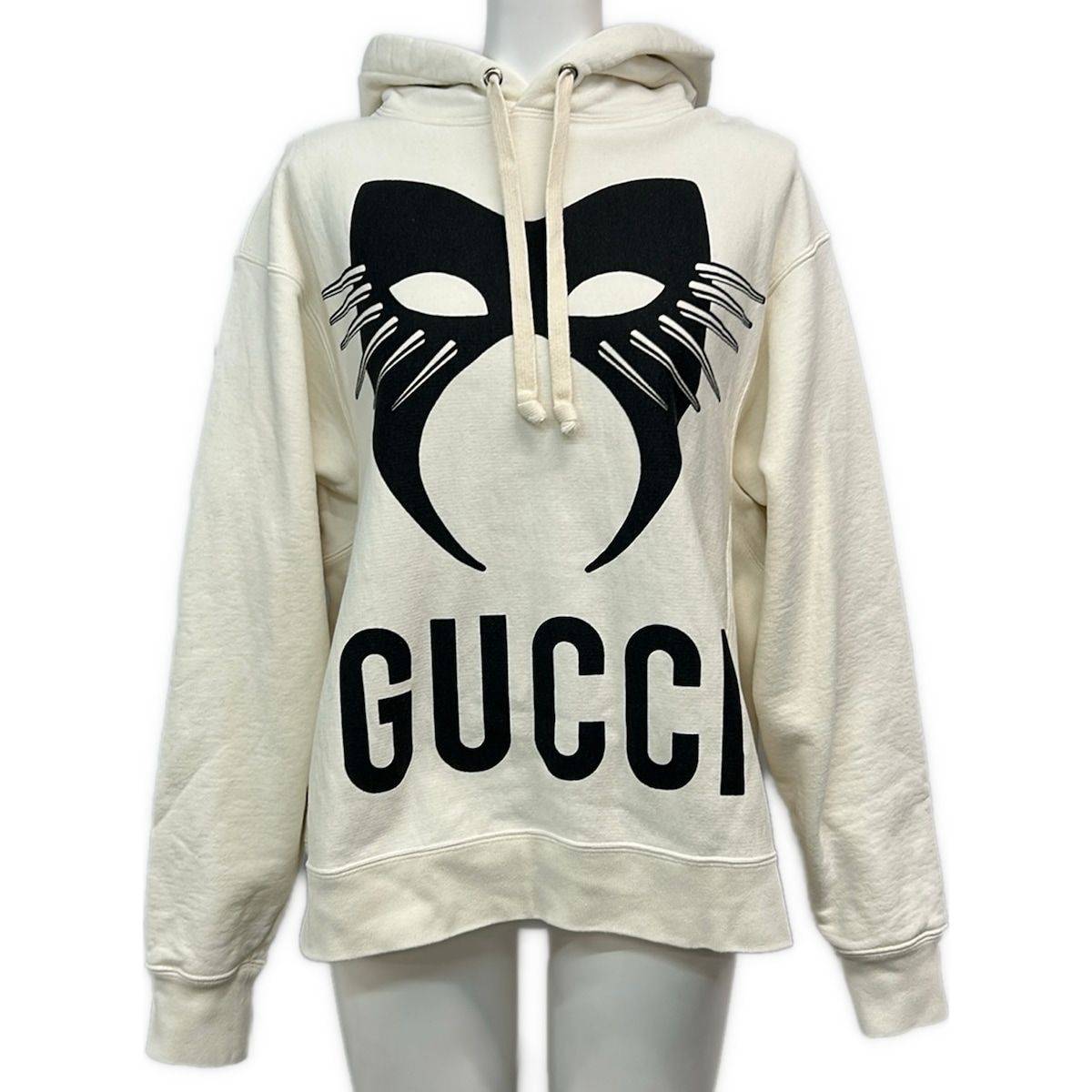 Gucci Hoodie XS Ivory Black Long Sleeve