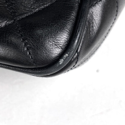Chanel Tote Bag CC Logo Quilted Leather Black — view 3