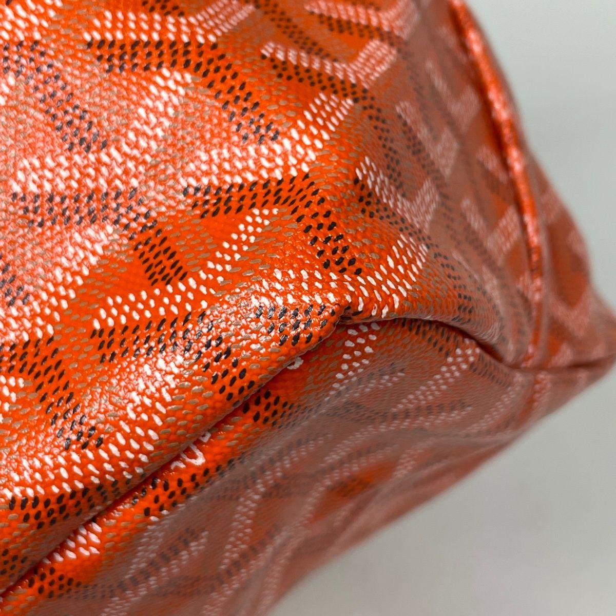 Goyard Saint Louis PM Tote Bag Reversible All Over Pattern Orange — view 3