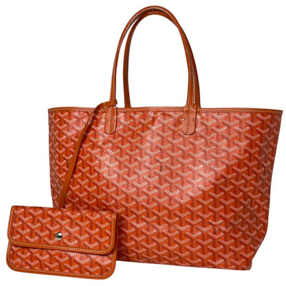 Goyard Saint Louis PM Tote Bag Reversible All Over Pattern Orange