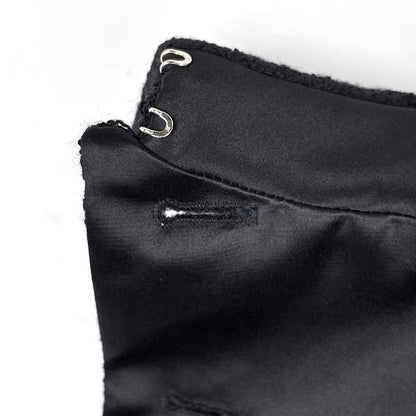 Chanel Tweed Jacket Short Length Wool Black — view 6