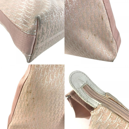 Dior Shoulder Bag Trotter Logo Canvas Leather Pink — view 7