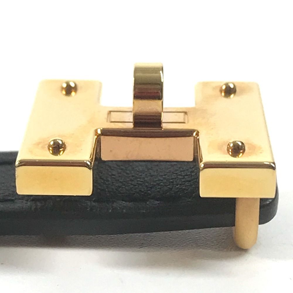 Hermes Mini Kelly Belt Epsom Black Gold — view 5