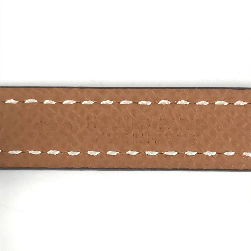 Hermes Mini Kelly Belt Epsom Black Gold — view 8