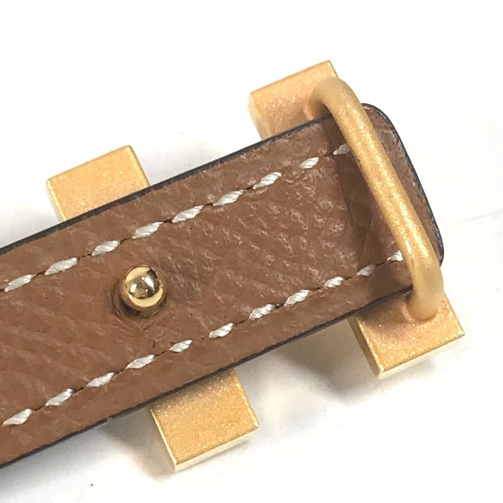 Hermes Mini Kelly Belt Epsom Black Gold — view 7