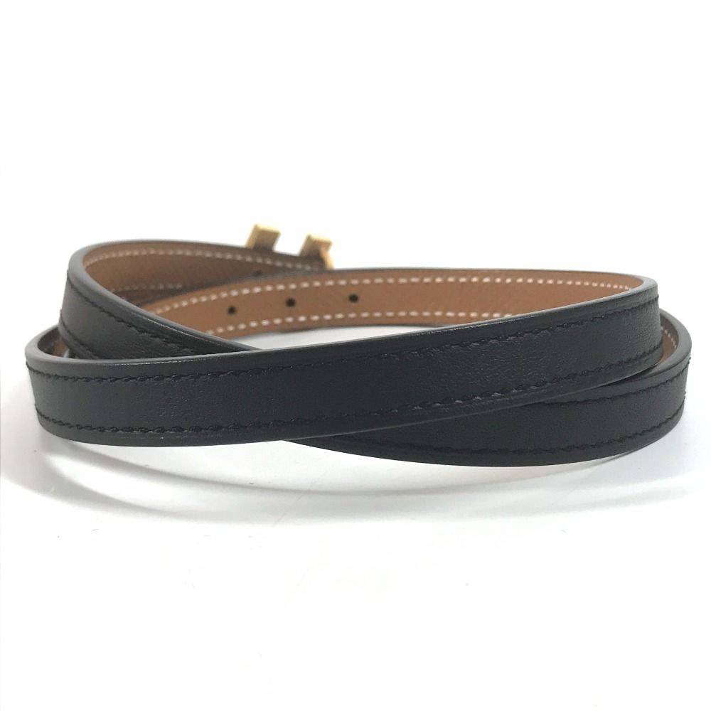 Hermes Mini Kelly Belt Epsom Black Gold — view 2