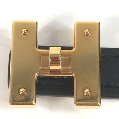 Hermes Mini Kelly Belt Epsom Black Gold — view 3