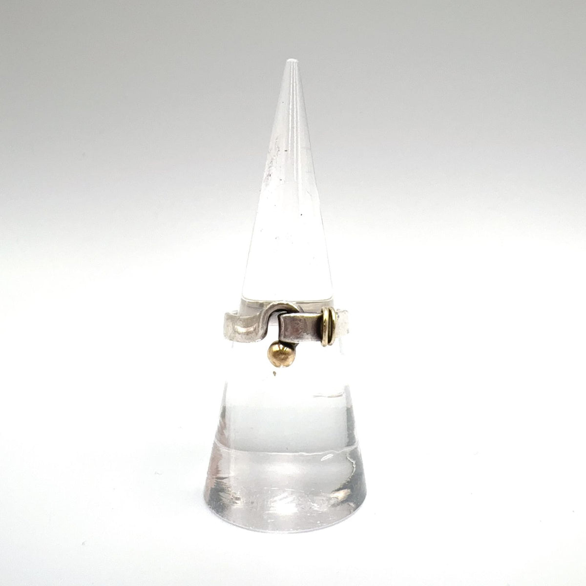 Tiffany & Co Hook Eye Ring 18K Yellow Gold Silver — view 8