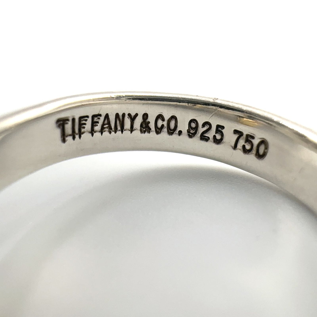 Tiffany & Co Hook Eye Ring 18K Yellow Gold Silver — view 4