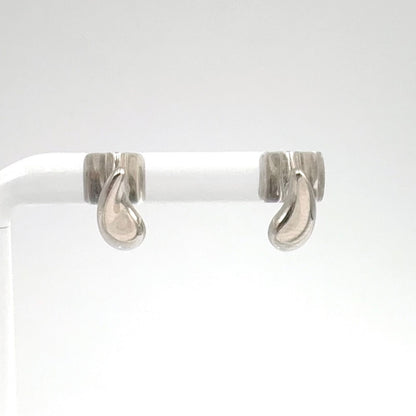 Tiffany & Co Teardrop Platinum Earrings