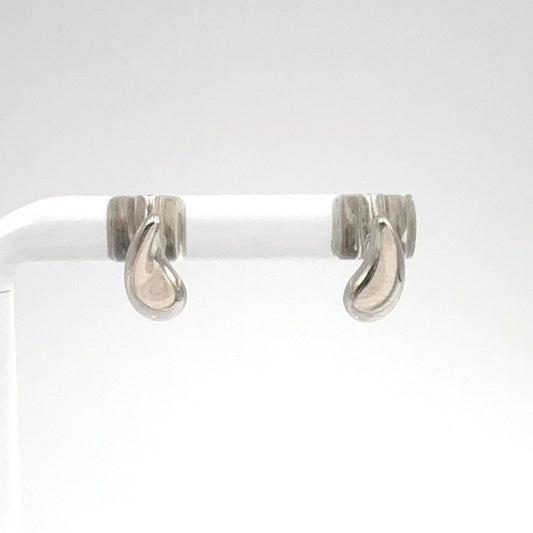 Tiffany & Co Teardrop Platinum Earrings