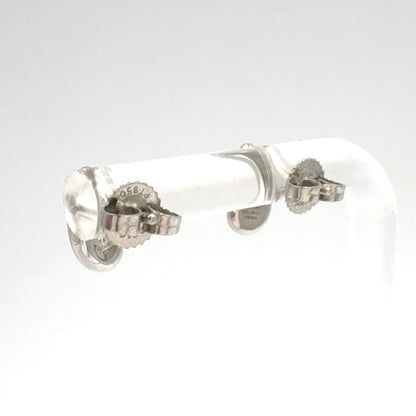 Tiffany & Co Teardrop Platinum Earrings — view 2