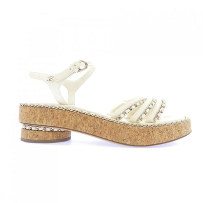 Chanel Sandals White