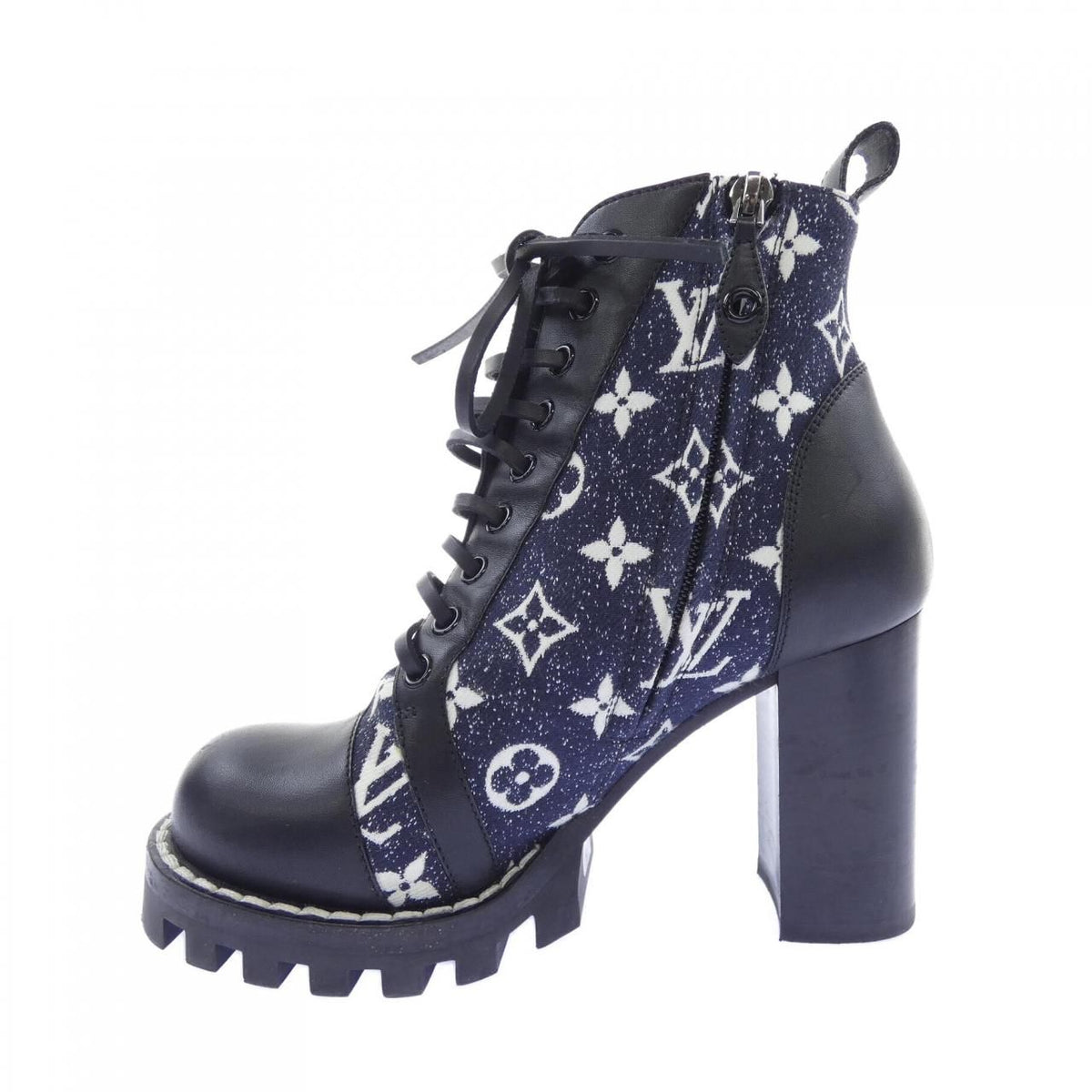 Louis Vuitton Monogram Denim Star Trail Line Boots — view 2