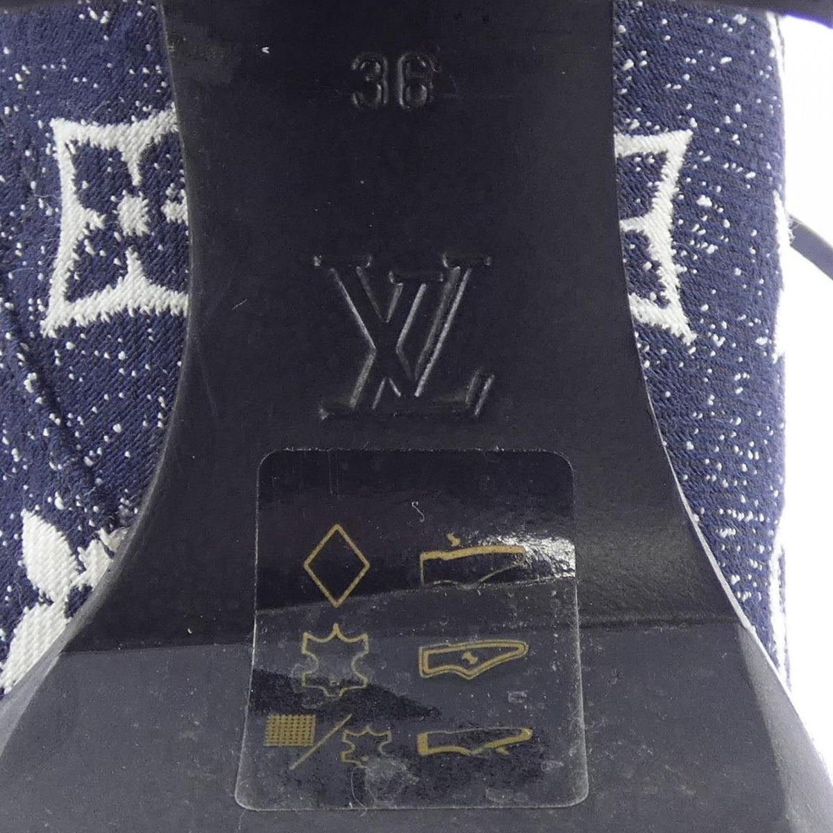 Louis Vuitton Monogram Denim Star Trail Line Boots — view 6