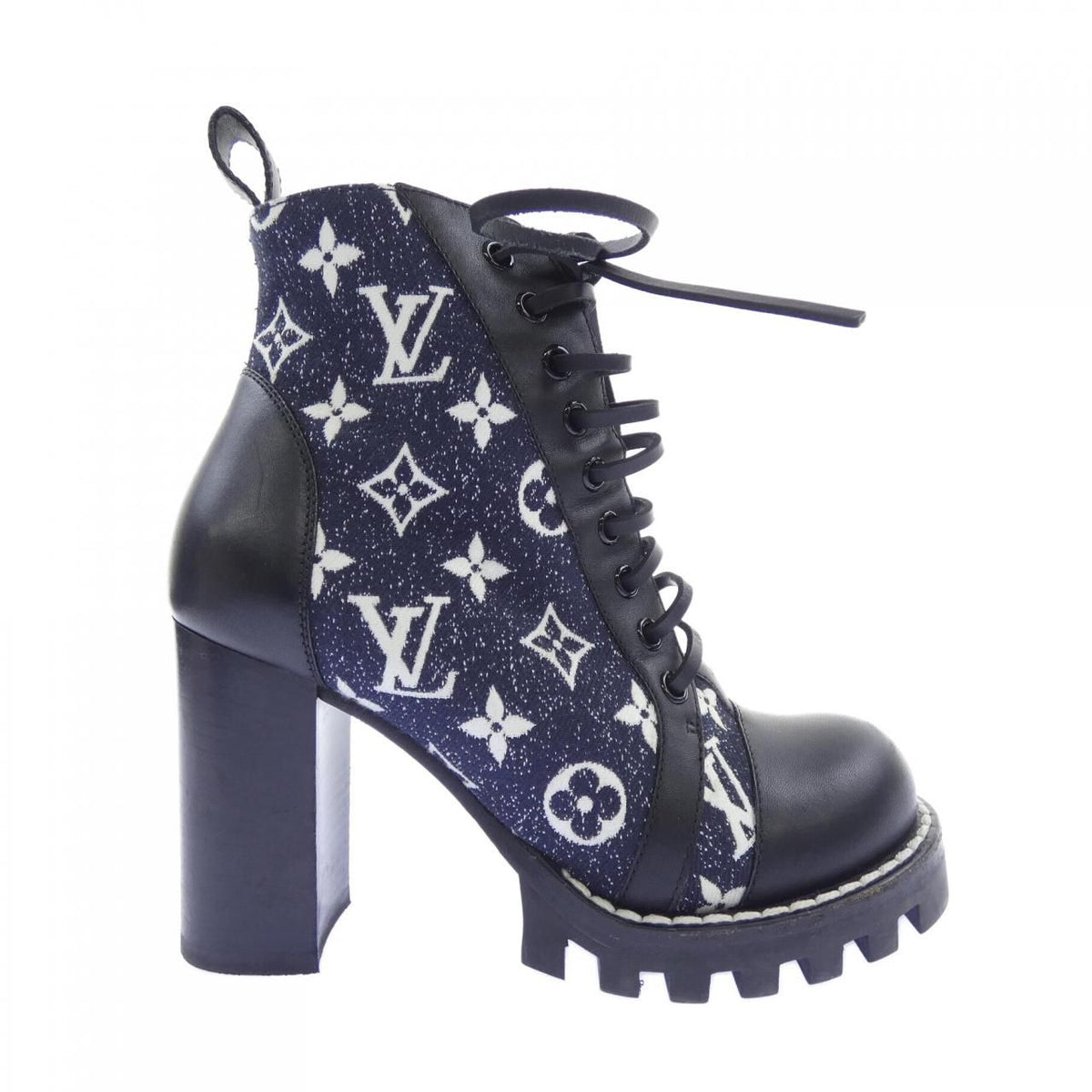 Louis Vuitton Monogram Denim Star Trail Line Boots