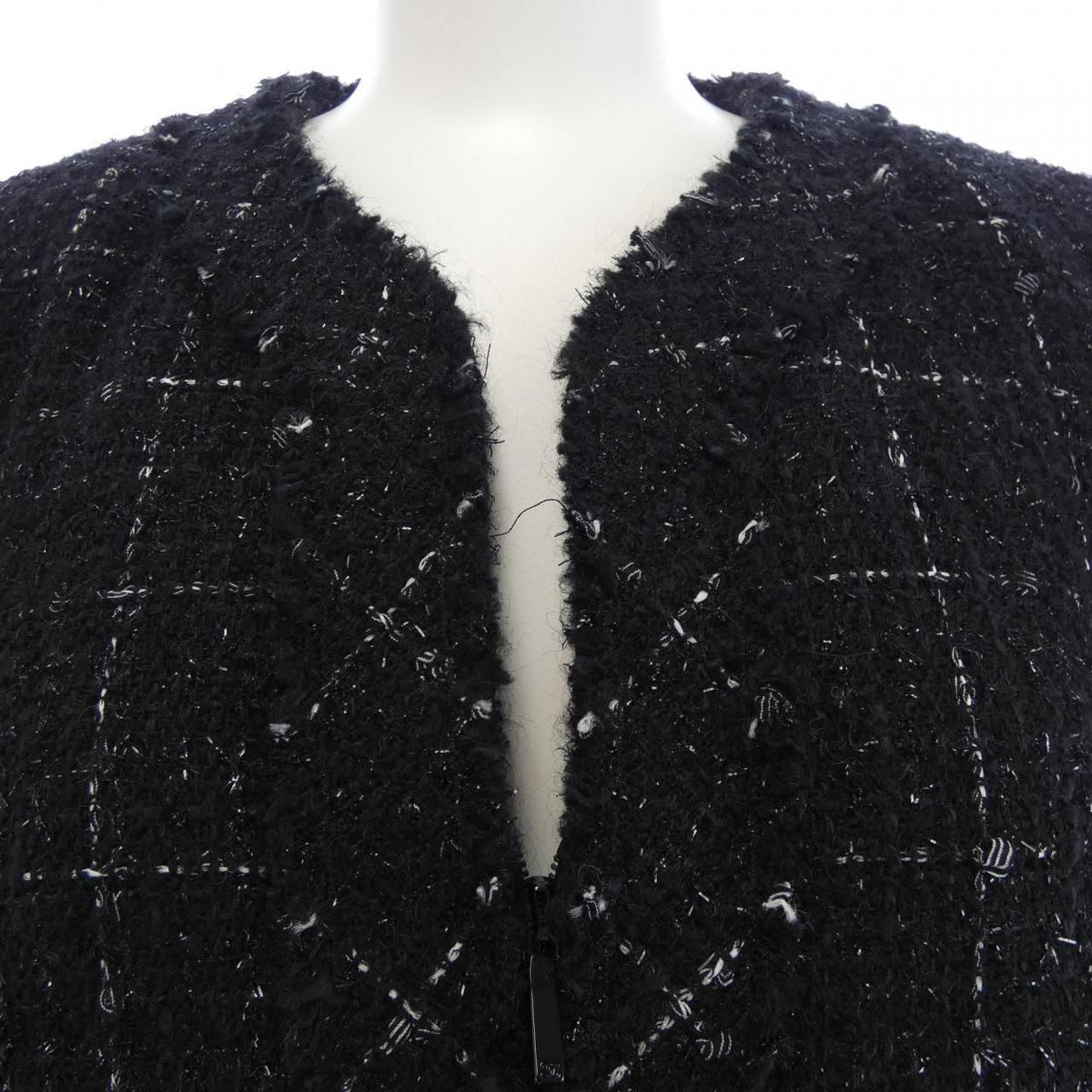 Chanel Collarless Jacket Black — view 6