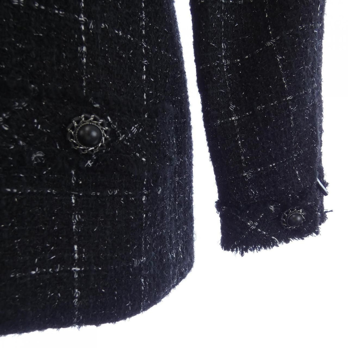 Chanel Collarless Jacket Black — view 7