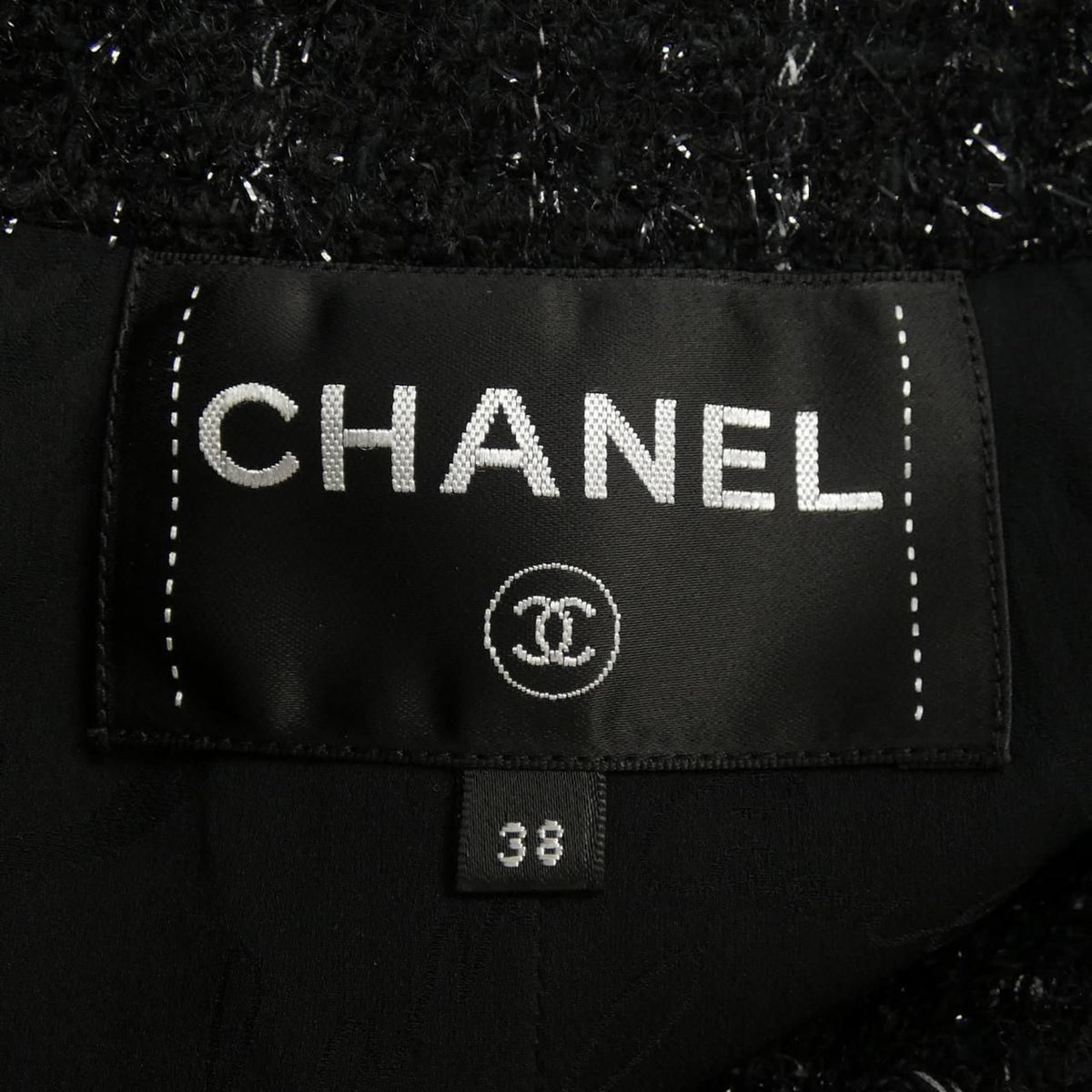 Chanel Collarless Jacket Black — view 5