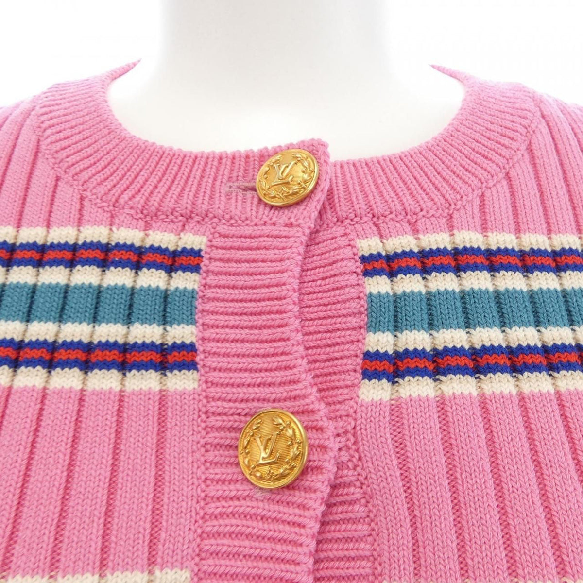 Louis Vuitton Horizontal Stripe Cardigan — view 5