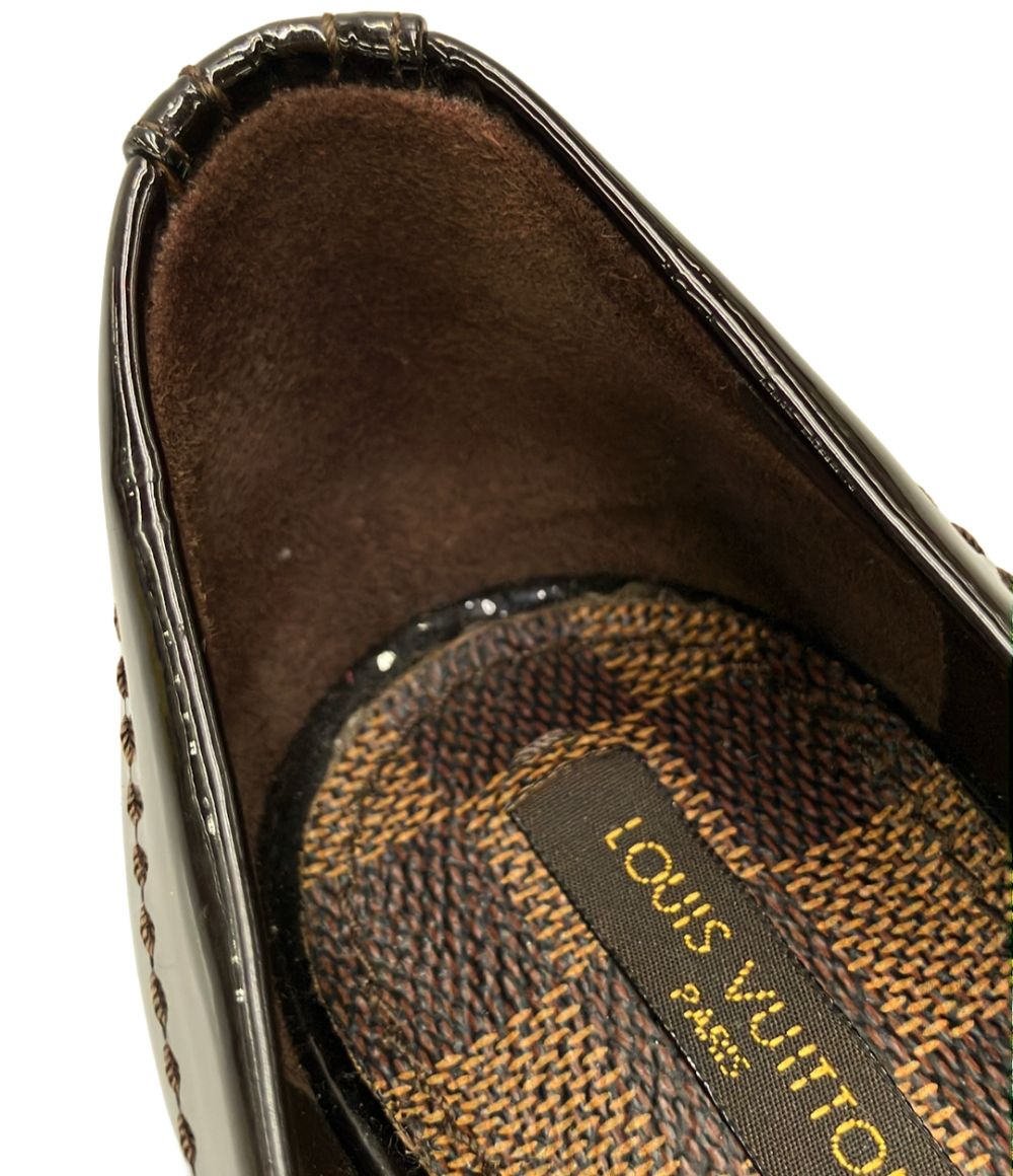 Louis Vuitton Damier Open Patent Pumps SC Heel 36.5 — view 8