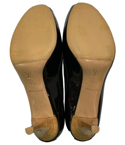 Louis Vuitton Damier Open Patent Pumps SC Heel 36.5 — view 6