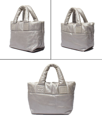 Chanel Tote Bag Silver Coco Cocoon — view 2