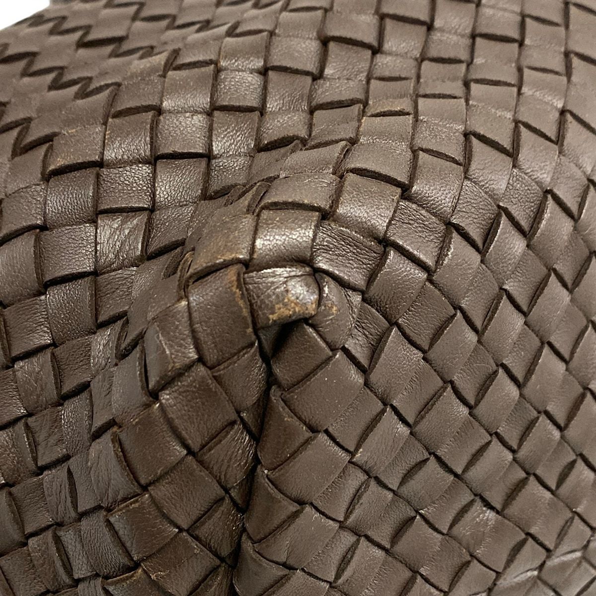 Bottega Veneta Tote Bag Cover MM Dark Brown Leather — view 6