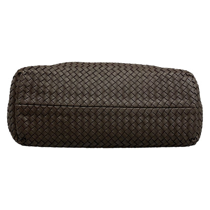 Bottega Veneta Tote Bag Cover MM Dark Brown Leather — view 5
