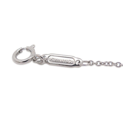 Tiffany & Co Necklace Solitaire Square Diamond Platinum Pendant — view 7