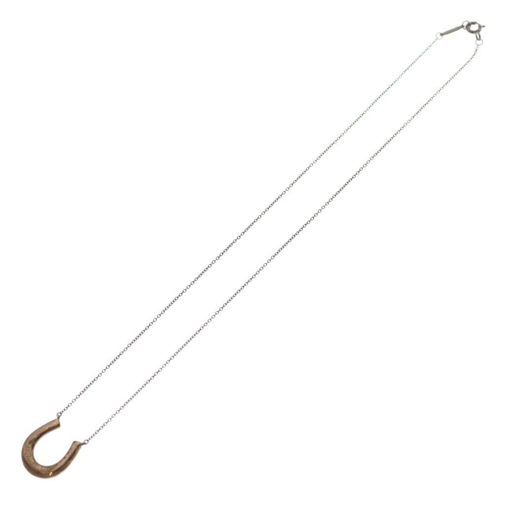 Tiffany & Co Horse Shoe Pendant Pink Gold — view 2