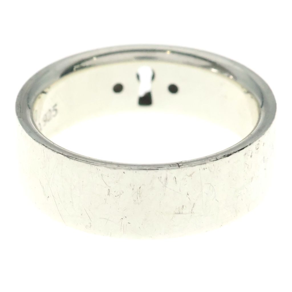 Tiffany & Co New York Clock Keyhole Ring Silver — view 2