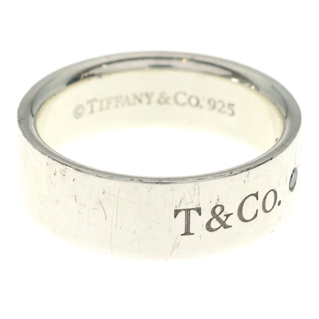 Tiffany & Co New York Clock Keyhole Ring Silver — view 3